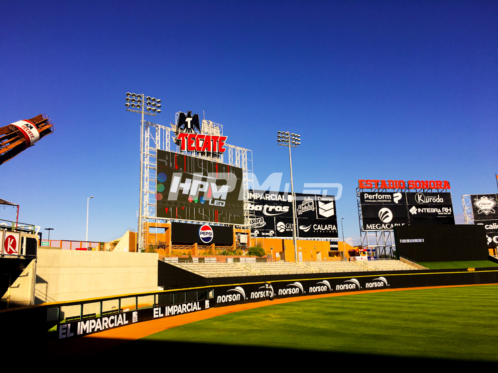 Proyecto Pantalla LED HPMLED Estadio Hermosillo