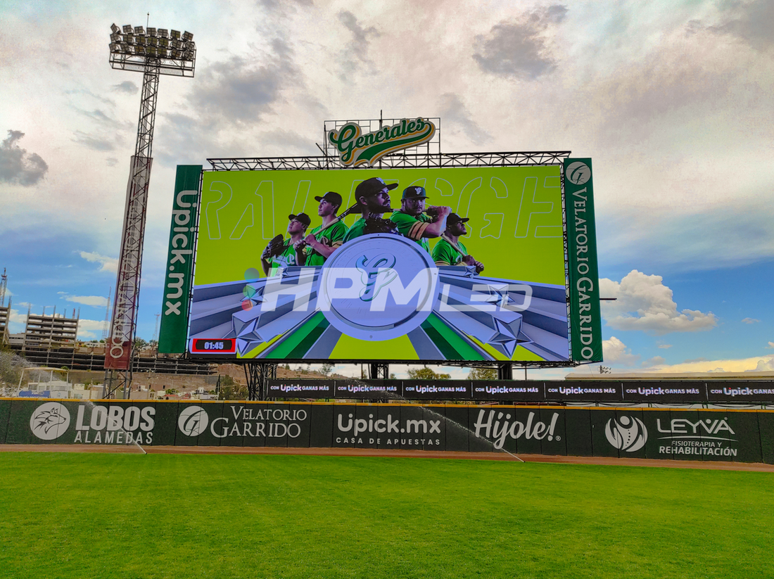 Pantalla LED Para Estadio de Baseball | Generales de Durango