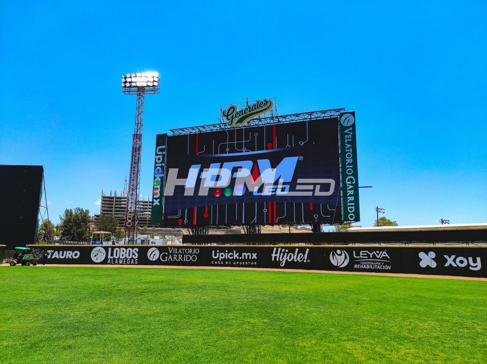Proyecto Pantalla LED HPMLED Estadio Generales de Durango