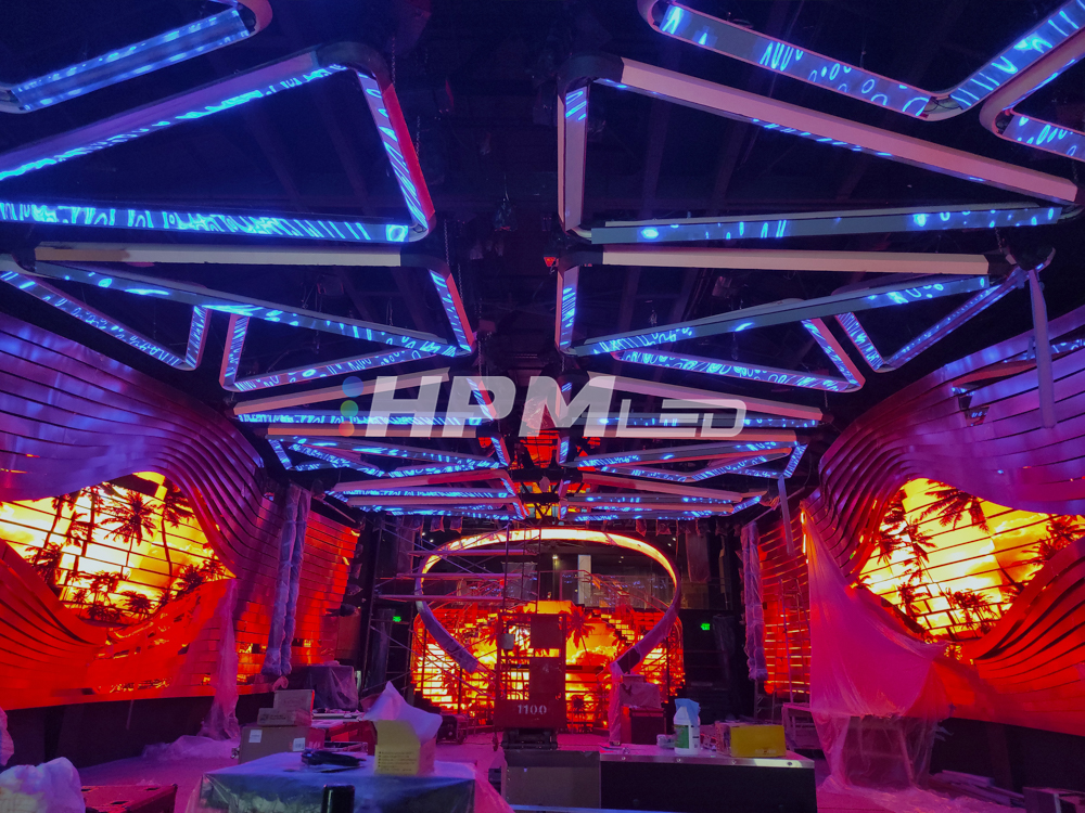 Proyecto Pantalla LED HPMLED Antro MainRo Los Angeles