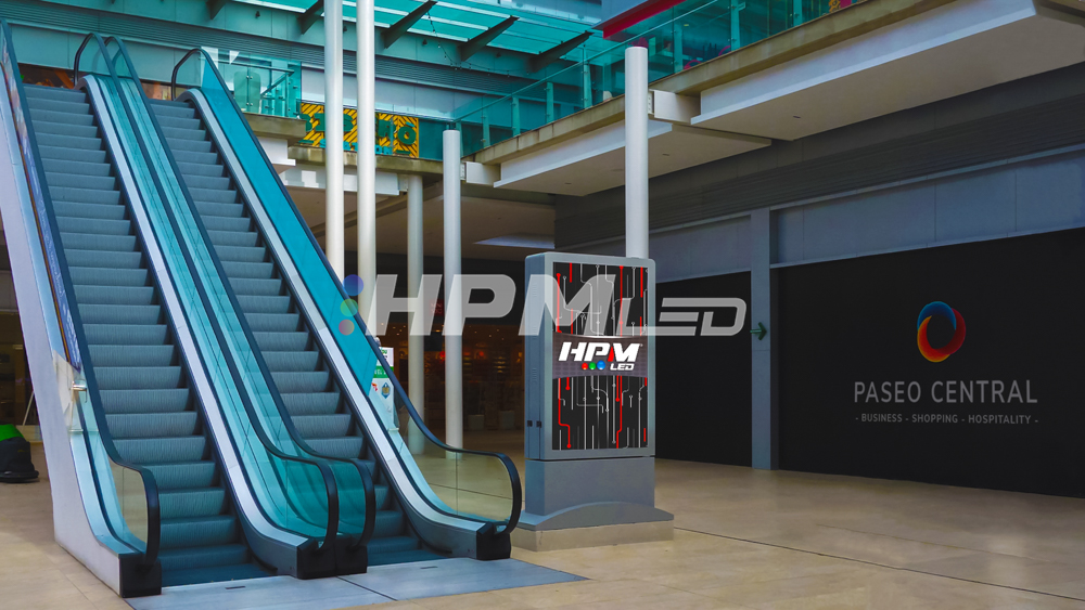 Proyecto Pantalla LED HPMLED en Plaza Comercial Paseo Central