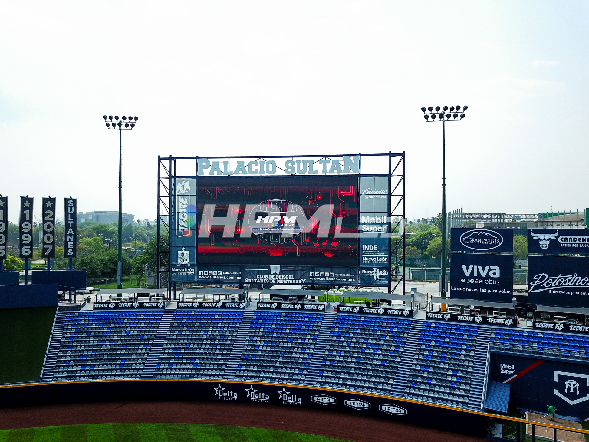 Proyecto Pantalla LED HPMLED Sultanes